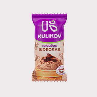 Мороженое «Шоколадный пломбир» в вафельном стаканчике (90г)