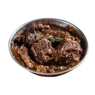 Carrilleras estofadas al vino tinto (ración)