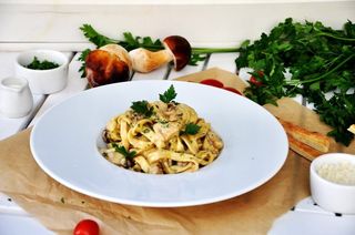 TAGLIATELLE AI FUNGHI