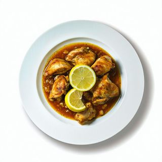 Pollo al limone stufato