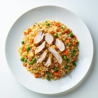 Riso saltato con pollo