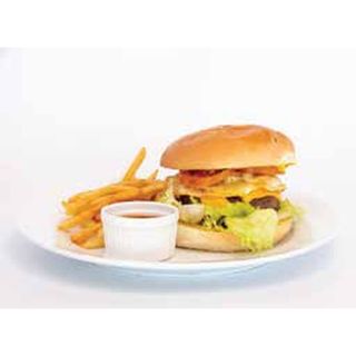 Beef Burger/ Chips/ Coleslaw and Soda 350ml