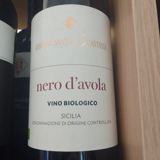 Nero D'avola Biologico Abbazia Sant' Anastasia Doc