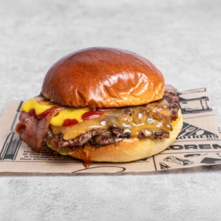 Smash Burger King Classic Bacon Cheese Burger