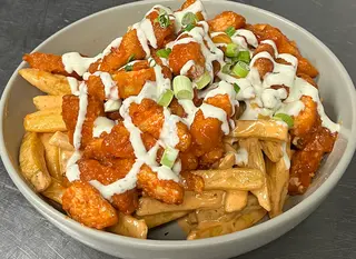 Hot chicken & French fries