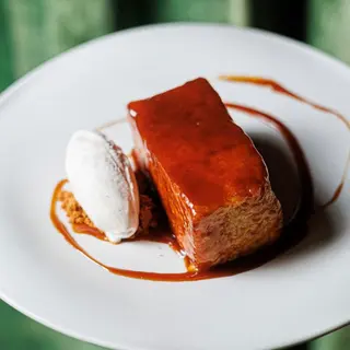 Torrija caramelizada con toffee 