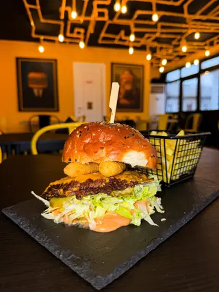 Mozzarella burger