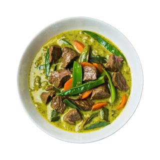 Curry Verde Con Pollo O Ternera O Langostino