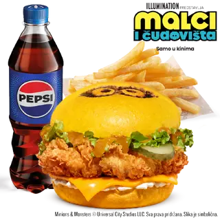 Minions Burger Menu