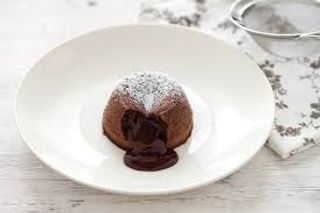 Cuore caldo al cioccolato fondente e gelato artigianale "Cafè Adamo" alla nocciola