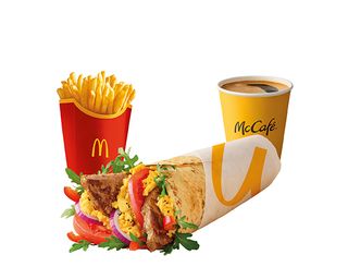 McZestaw Śniadaniowy McWrap® z Jajecznicą i Wieprzowiną