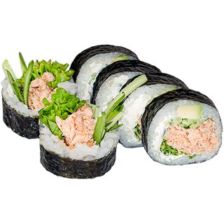 126. Futomaki De Atún Cocido Y Aguacate (4 Pzs.)