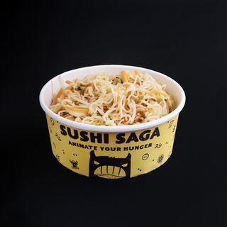 Spaghetti cinesi con verdure saltate