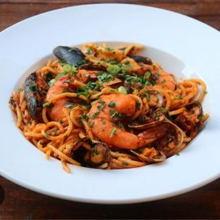 Spaghetti fruits de mer 