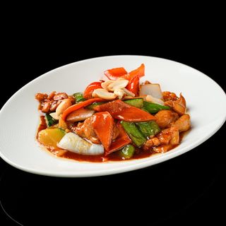 70 POLLO CON SALSA OSTRA