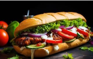 Sfilatino kebab