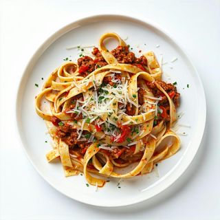 Taglietelle alla bolognese