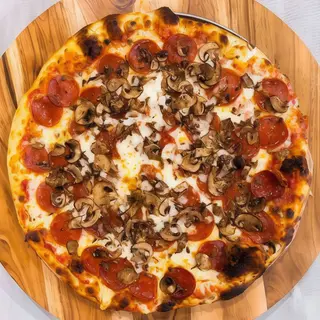 Pizza Pepperoni com Cogumelo(31cm)