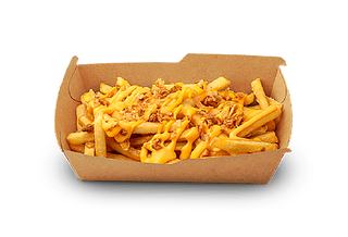 Картопля фрі з Чеддером та цибулею