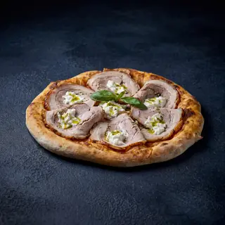 Pizza Porchetta con burrata Ø32cm