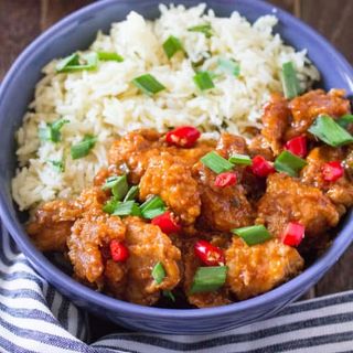 Chicken Manchurian Rice