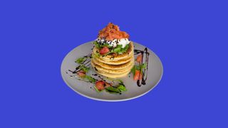 Pankejki z łososiem