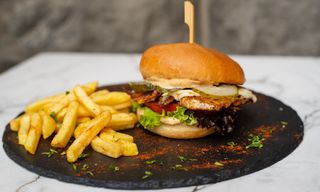 Grilled Cajun Chicken Burger