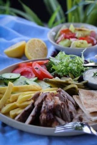 Plat Chawarma Viande