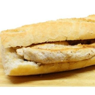 Bocadillo de pollo a la plancha