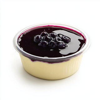 Panna cotta blueberry
