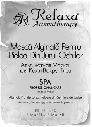 Mască alginată pentru pielea din jurul ochilor