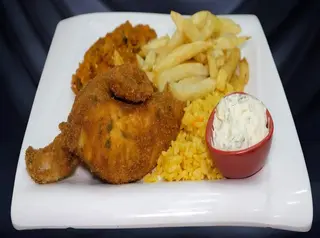 Quart De Poulet Pané poitrine