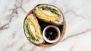 Sushi Burger Kurczak w Panko