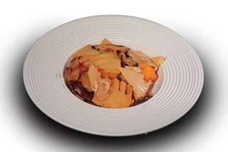 208 Funghi e bambu saltati