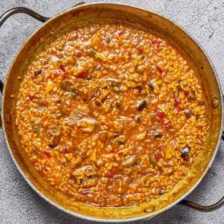 Arroz Con Capón Y Verduras