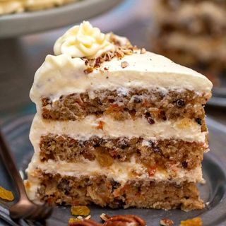 Bolo de Cenoura, Laranja & Cream Cheese