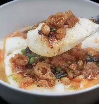 Cervellata di tofu salato e piccante