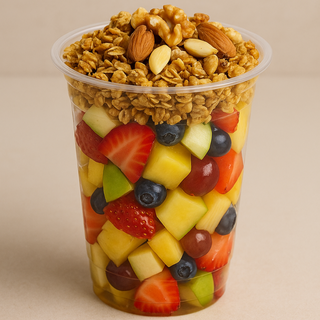 Macedonia  con Granola e Frutta secca