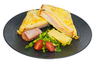 Croque Fromage Et Dinde Fumée