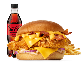 Cheddar Melt Grand Chicken 'n' Bacon w zestawie