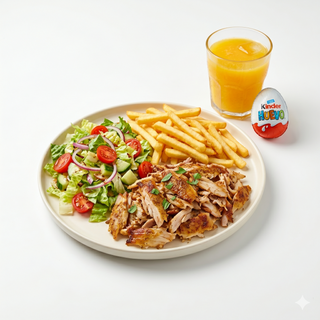 Menú infantil pollo
