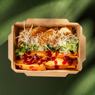 ქათმის სლაისები ბატატით