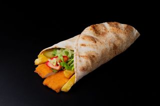 Șnițel dublu la lipie