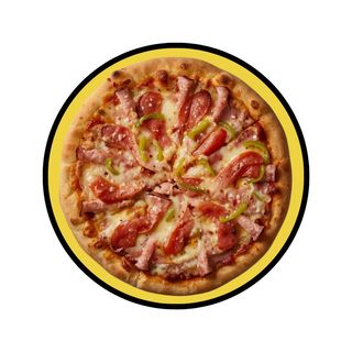 Pizza Margarita Con Jamón (30 Cm.)