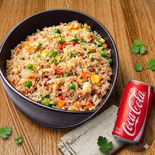 Thai Riz Poulet + Coca-Cola 33cl