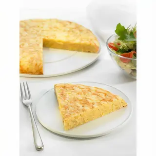 porcion de tortilla de patatas con un poquito de cebolla aprox 300gr
