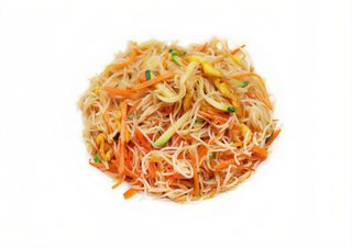 123. Spaghetti di riso saltati verdure