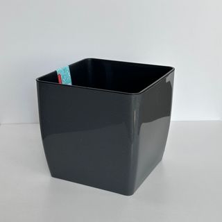 Горщик Квадро, сірий 