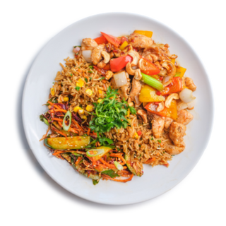 Sesame Cashew Chicken.
