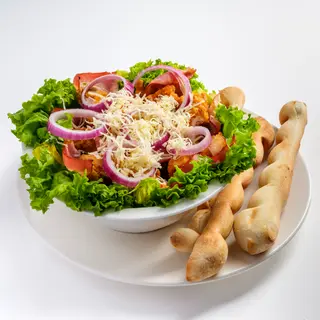Manhattan Style Salad + 3 paluchy chlebowe